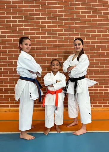 Tres alumnas de la escuela de Karate seleccionadas para el Campeonato de España