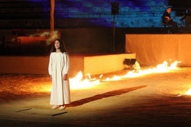 Representación de la obra «Inés de Herrera, la niña profeta»