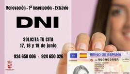 Cartel DNI