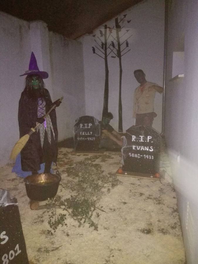 Más de 300 personas visitaron el Pasaje del Terror la pasada noche de Hallowen