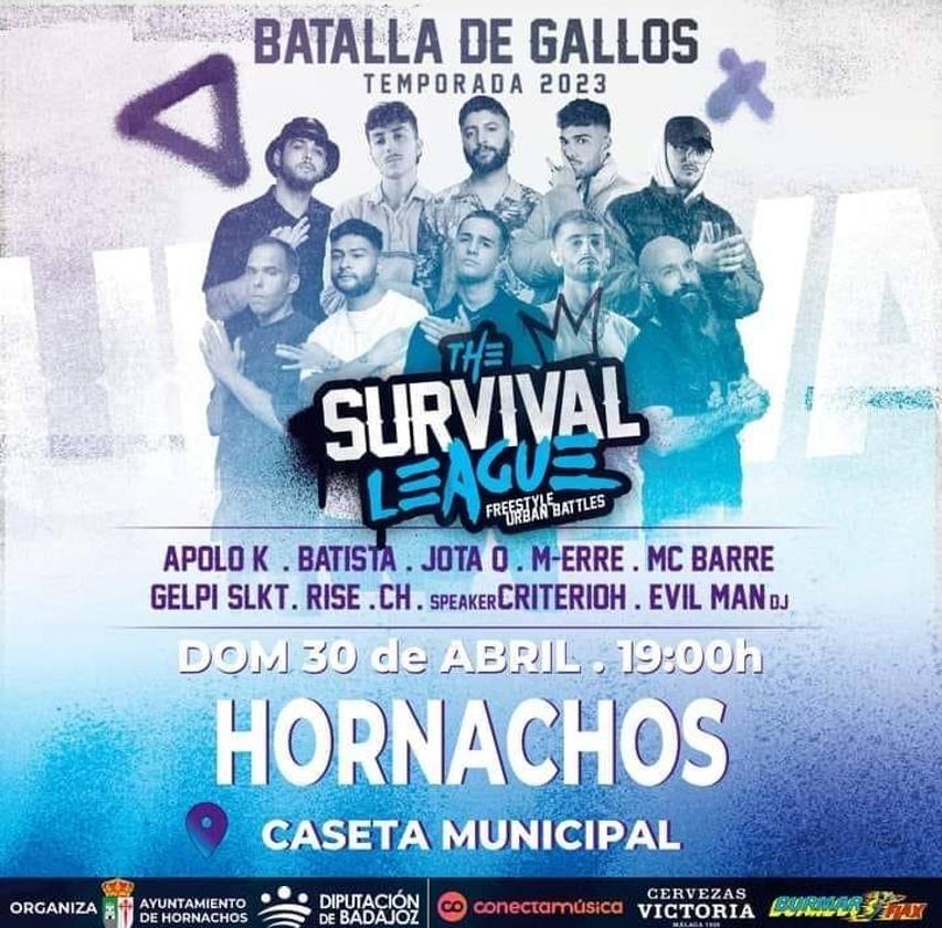 La Survival League Freestyle Urban Batles recala este domingo con su «Batalla de Gallos»
