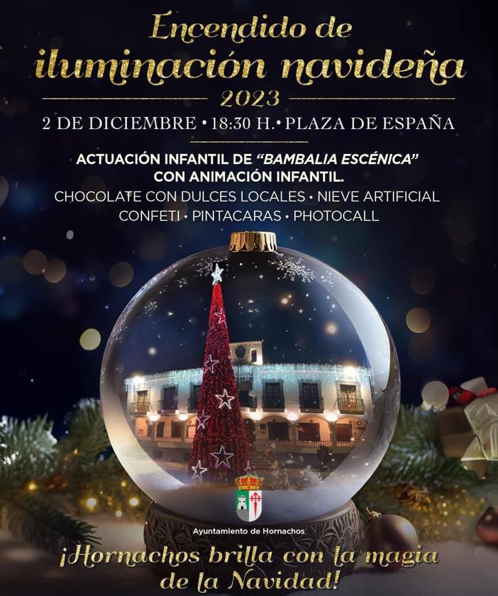 La Navidad hornachega comenzará el 2 de diciembre con el encendido del alumbrado navideño