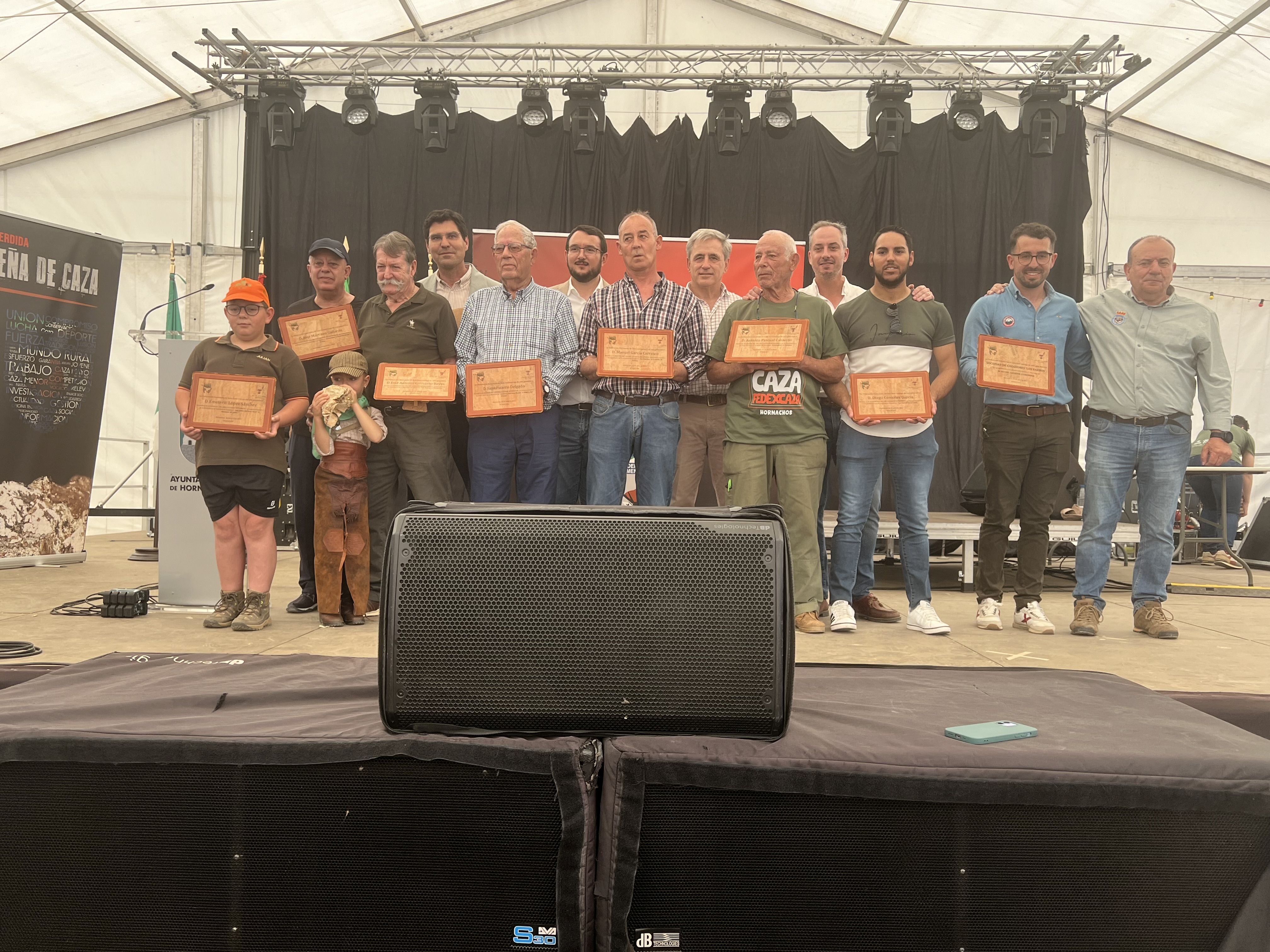 Autoridades, y premiados