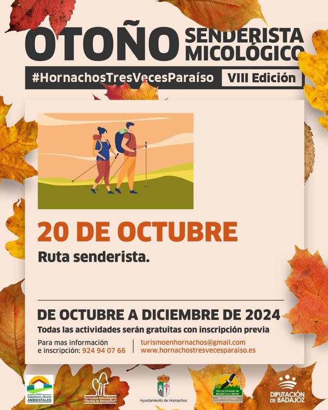 Comienzan las actividades del Otoño Micológico con una ruta este próximo domingo 20 de Octubre por el Camino de «las Hachas»