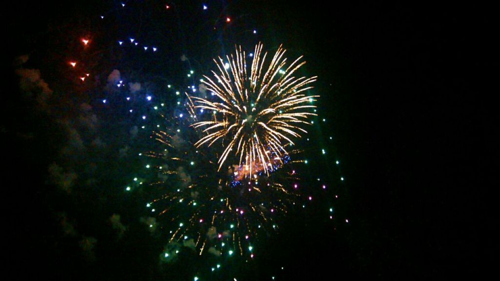Fuegos artificiales. 