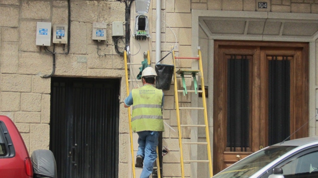 Instalación de la telefonía móvil 4G en Jaraíz.