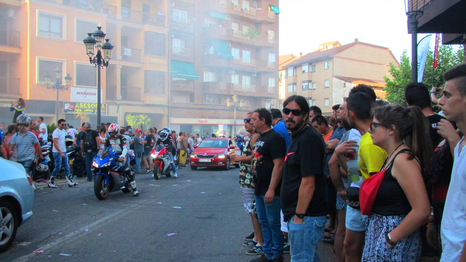 Edición anterior de la concentgración de motos.