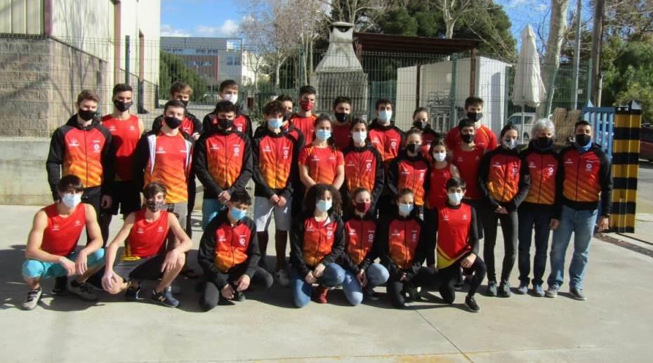 Selección española de escalada.