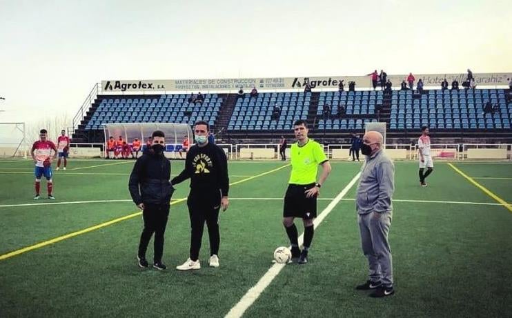 Alejandro Collado, homenajeado por el Jaraíz por salvar al futbolista Juanela
