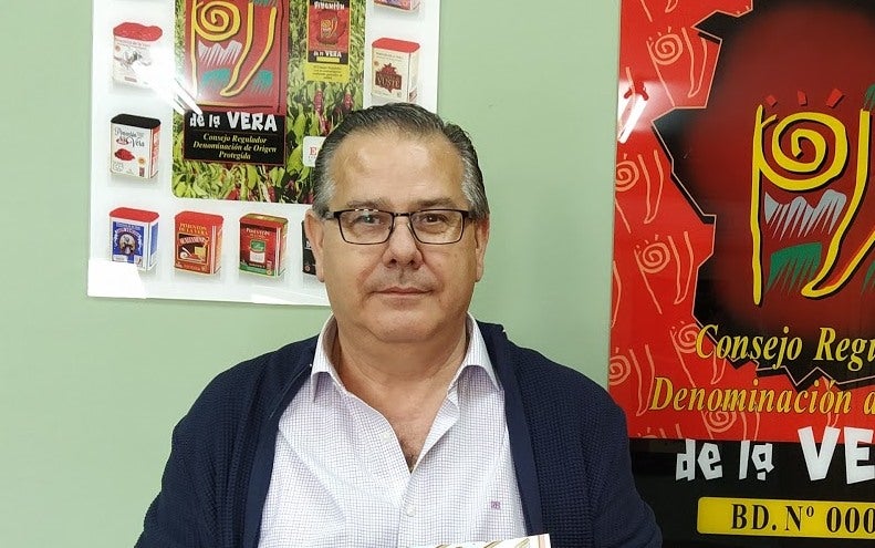 Bonifacio Sánchez, secretario técnico del Consejo Regulador DOP Pimentón Vera.