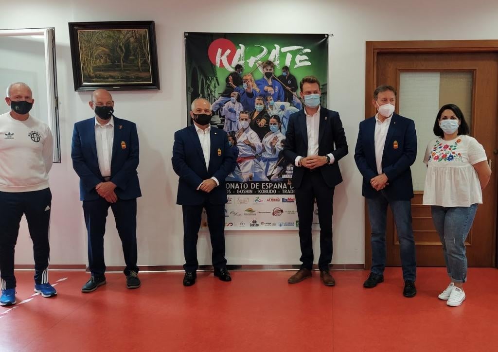 Presentación del Campeonato de España de Karate. 