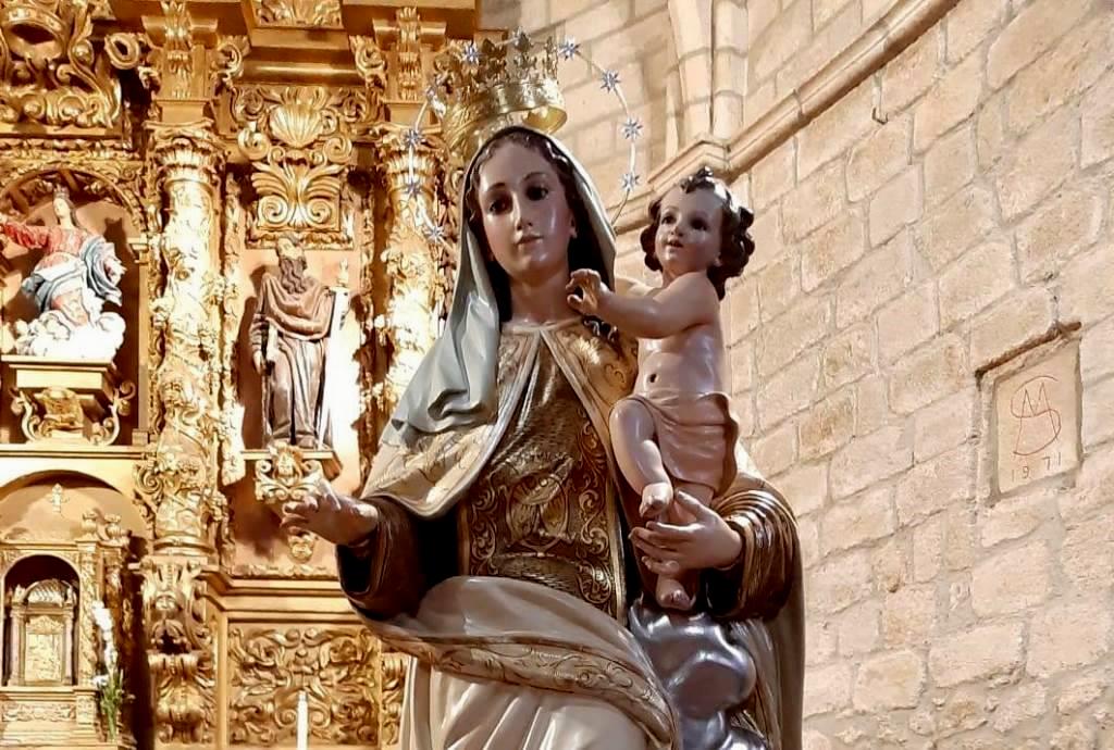 Imagen de la Virgen del Carmen. 