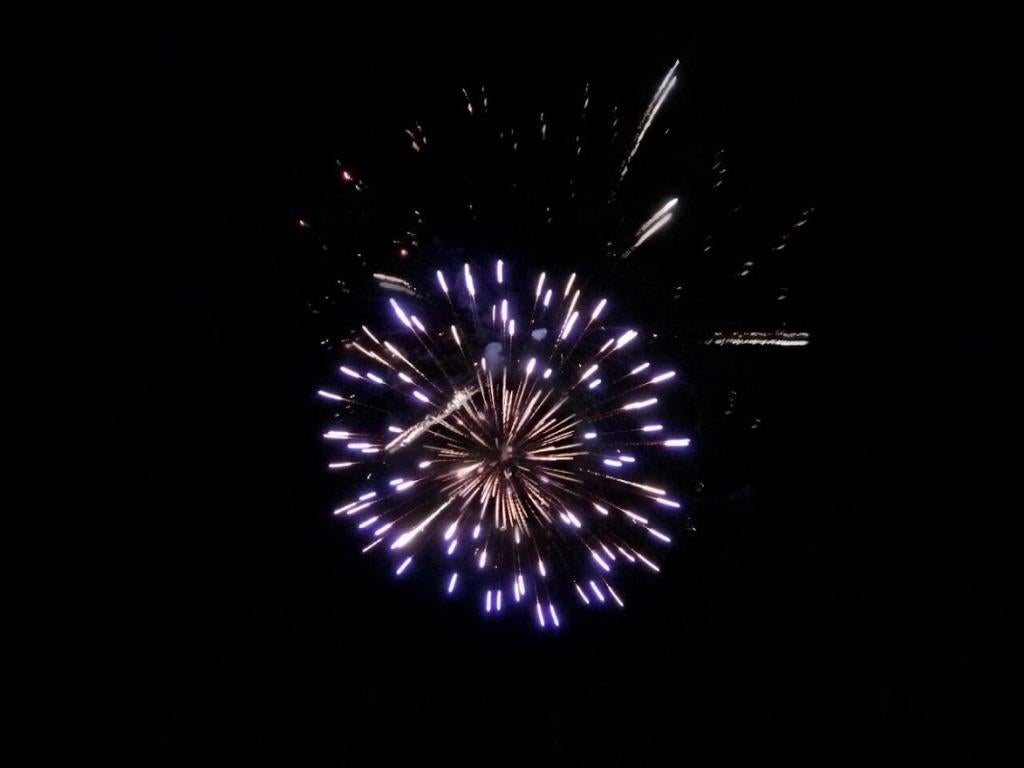 Fuegos artificiales de 2019. 