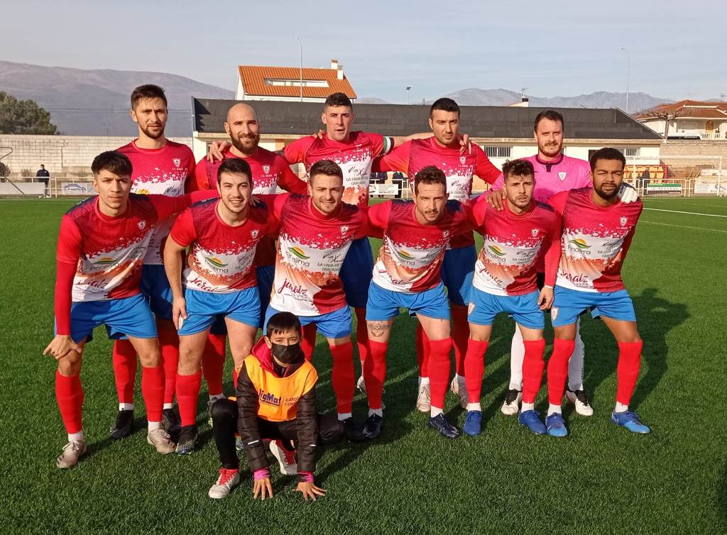 CF Jaraíz, este domingo en el polideportivo municipal. 
