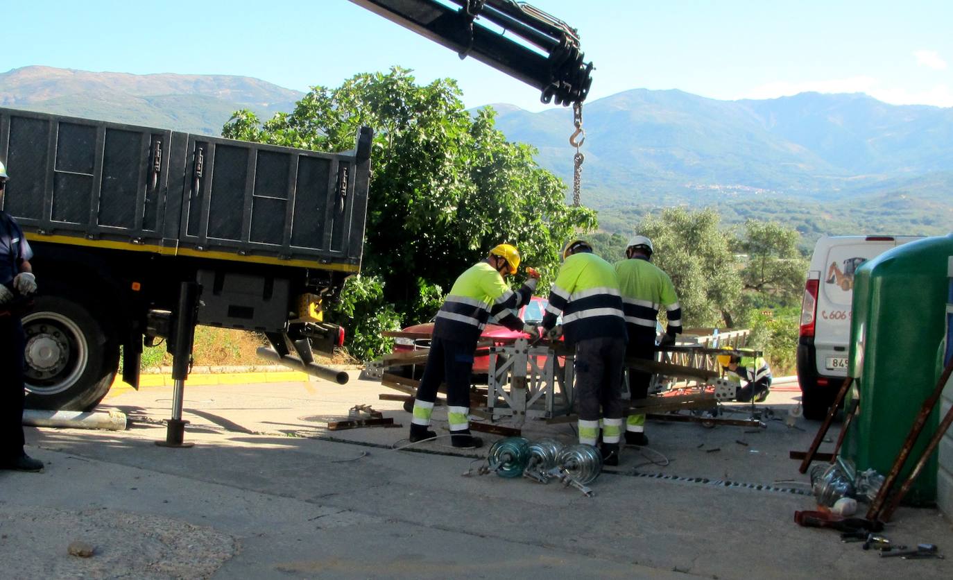 Trabajos eléctricos anteriores realizados en Jaraíz. 