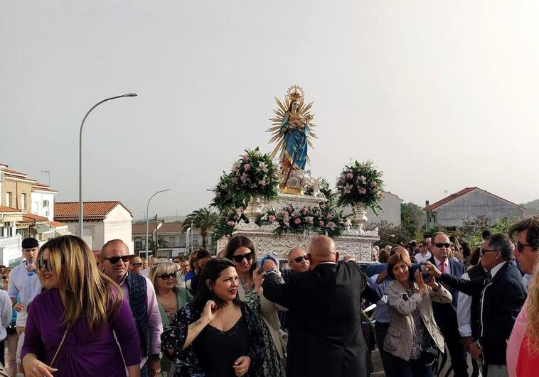 La Patrona, la Virgen del Salobrar, visita hoy la iglesia de San Miguel