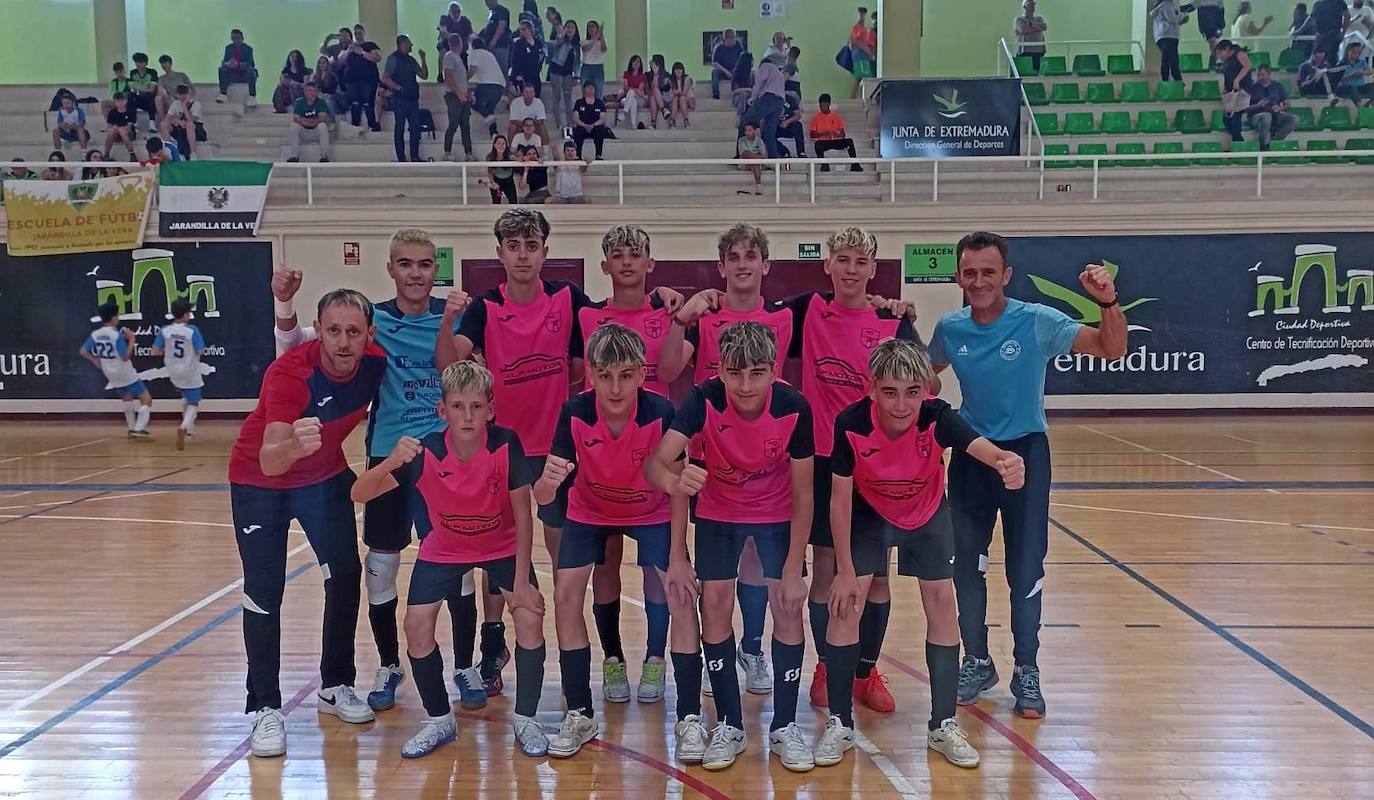 EL CD Fútbol Sala Jaraíz 'B', en las semifinales del Campeonato de Extremadura Cadete