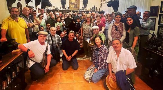La Asociación Taurina Jaraíz visita el museo de Victorino Martín y ganadería