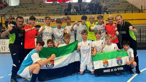 El CD FS Jaraíz, campeón del IV Torneo Cadete de Fútbol Sala Nava de la Asunción