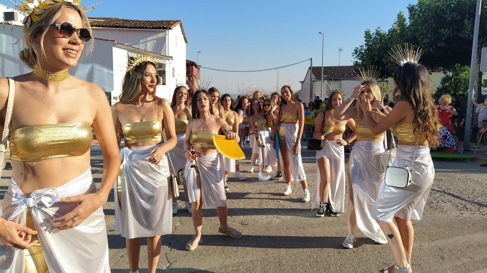 Desfile del carnaval de verano del pasado año.