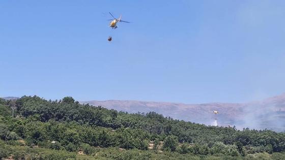 Declarado un incendio forestal en el paraje jaraiceño de Lanchacabrera