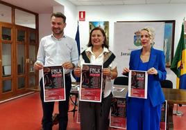 Presentación del festival por parte de Núñez, López y Sánchez.