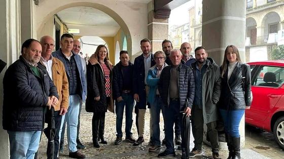 Primera visita de la consejera de Agricultura, Mercedes Morán