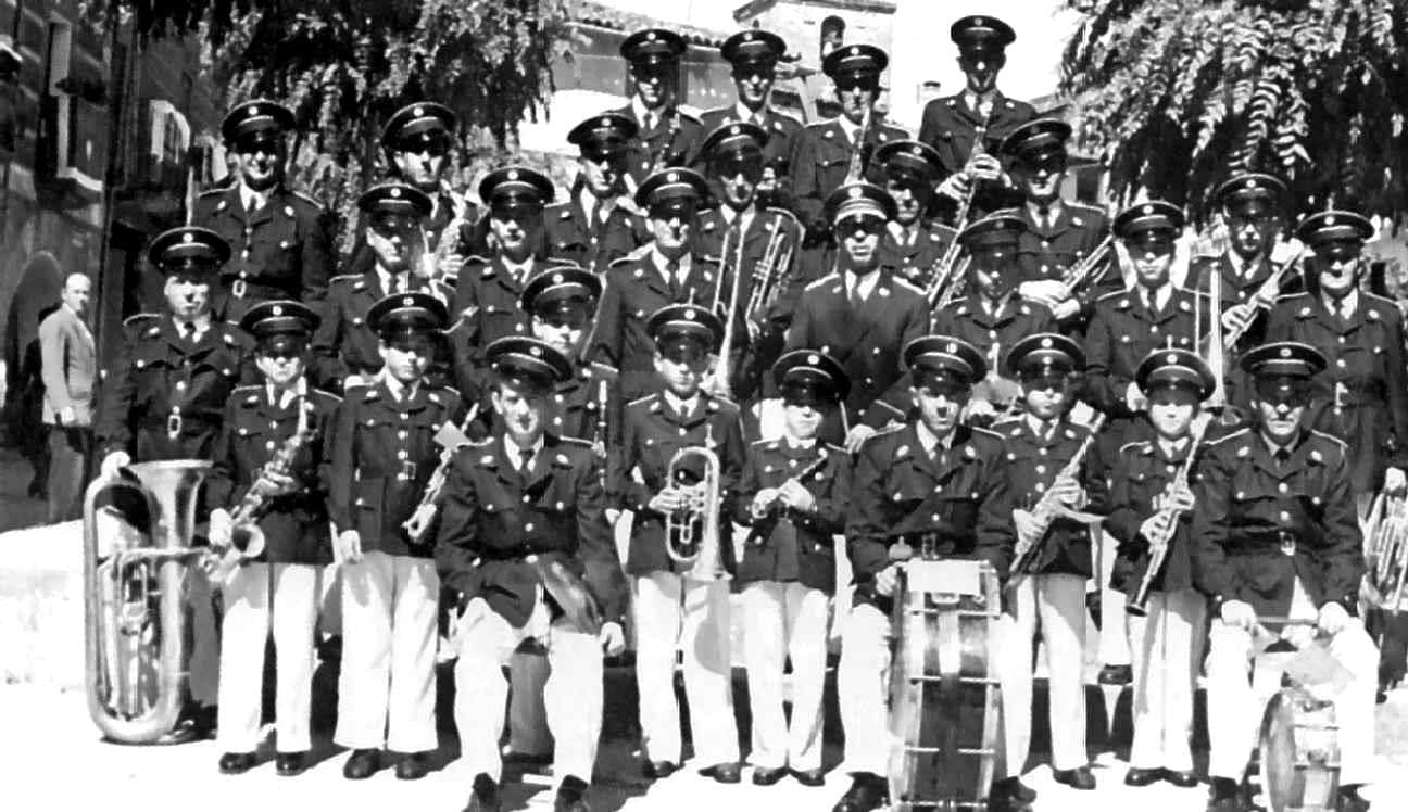 Antigua banda municipal de Jaraíz, desaparecida durante la década de los años 60 del pasado siglo.