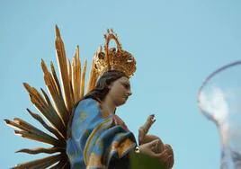 Imagen de la Virgen del Salobrar, Patrona de Jariíz.