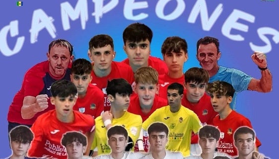 El CD Fútbol Sala Jaraíz, campeón cadete de Extremadura