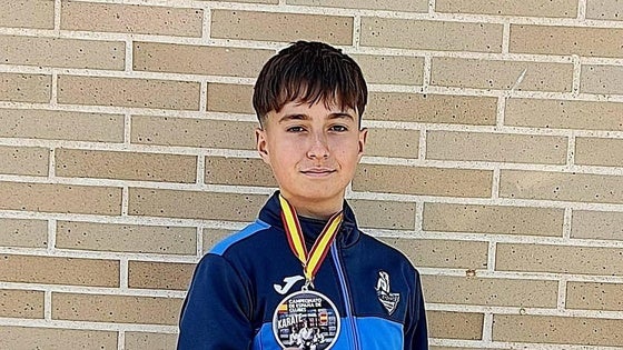 Ernesto Marcos, subcampeón de España de Clubes Juvenil de Karate