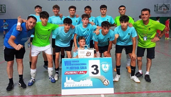 Podio para el CD Fútbol Sala Jaraíz en el Internacional de Salamanca