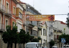 Pancarta de otra edición anterior de la feria.