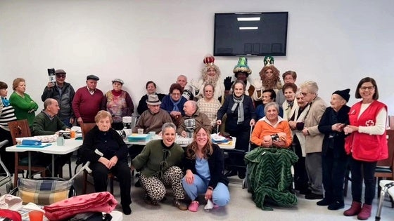Los Reyes Magos visitan el Centro de Día de Jaraíz