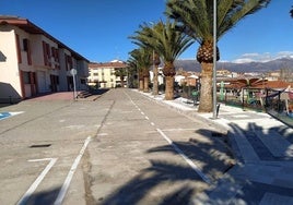 Una de las zonas acondicionadas en el entorno del Centro de Salud.