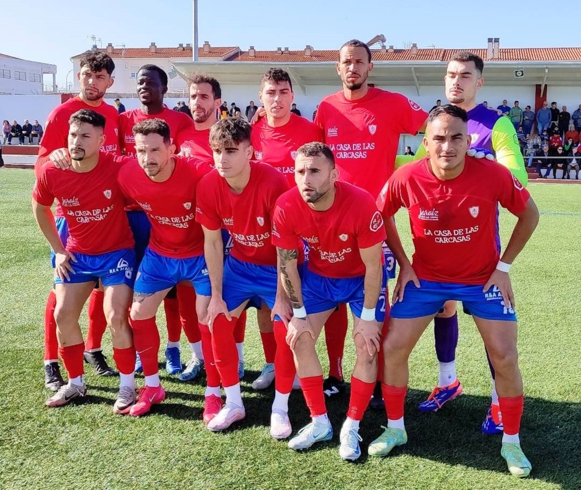 El Jaraíz en el campo del Llerenense, este domingo.