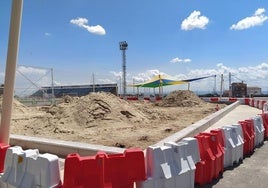Comienza la reforma de la pista de vóley playa