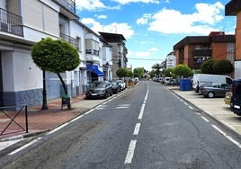 Avenidal del Salobarar o tramo urbano de la carretera EX-392.