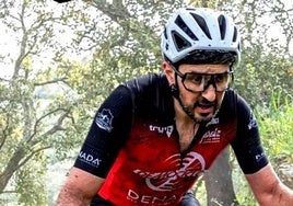 El ciclistas jaraiceño Jerónimo Garzón.