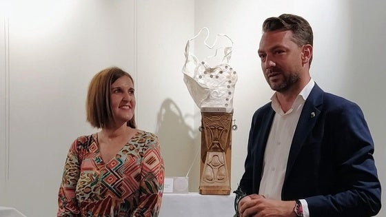 Raquel Moreno expone sus creaciones artísticas en el Museo del Pimentón