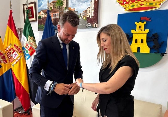 Reparto de material promocional de la candidatura 'Jaraíz Villa Europea del Deporte'