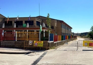 El tramo final de la calle Móstoles cortado por obras