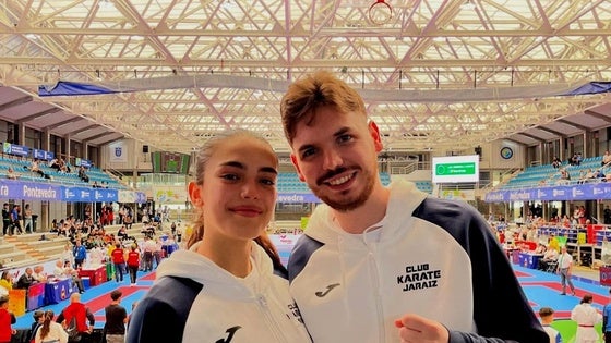 Andrea Corrales participa en la Liga Nacional de Kárate