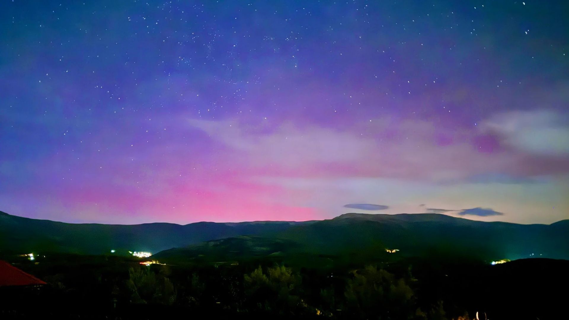 Así se ha visto en Jaraíz de la Vera.