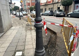 Curva de la avenida en la que se concentran accidentes de circulación.