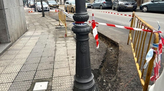 El Ayuntamiento acomete obras en áreas peatonales de la travesía