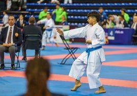 Corrales, quinto en la Liga Nacional Infantil de Kárate