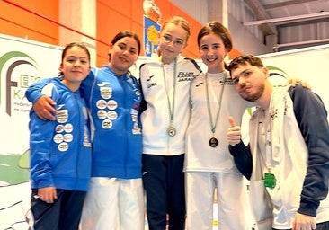31 medallas para el Club de Kárate Jaraíz en los Juegos Deportivos Extremeños