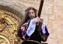 El Nazareno, que saldrá de la iglesia de Santa María.
