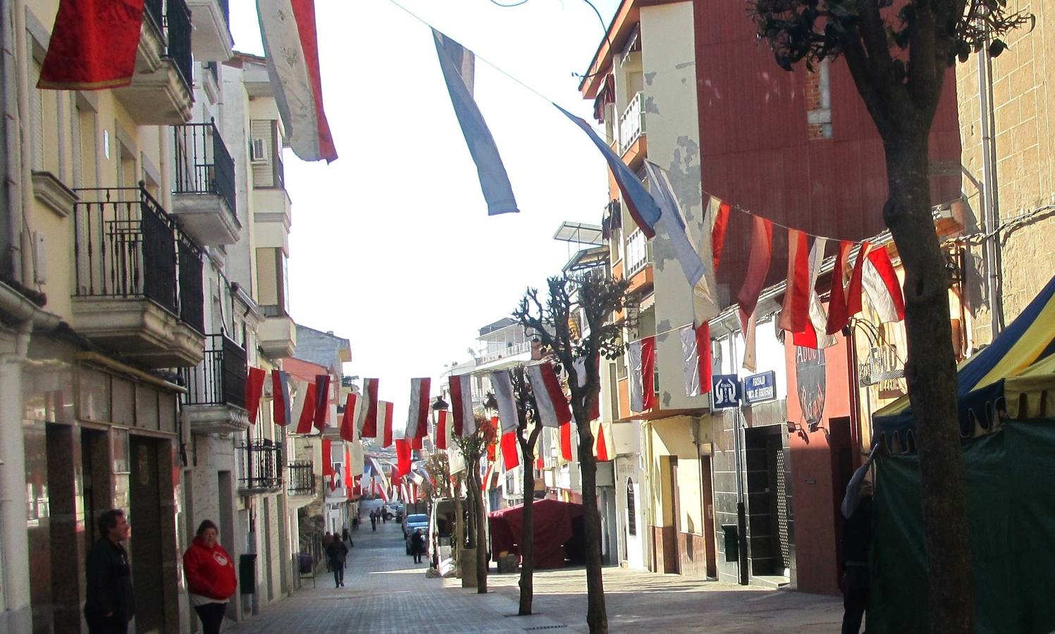 La avenida de Yuste, ayer.